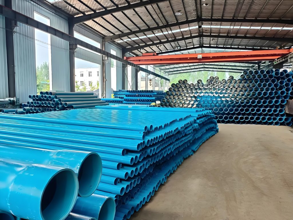 UPVC Borehole Casing Pipe warehouse