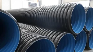 HDPE double-wall corrugated pipe