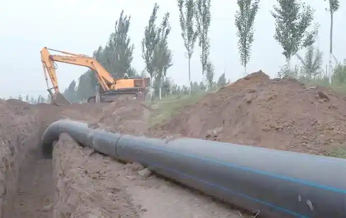 high-density polyethylene pipe